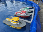 De nieuwe kinderbootjes 