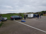's ochtends om 08:00 uur aangekomen