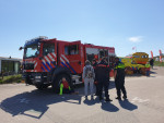 Brandweer Monster Met hun Strand wagen