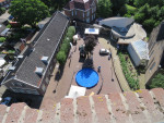 Gezien vanuit de watertoren +/-36 mtr hoog