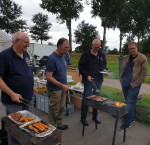 Geduldig wachten voor een lekker stukje vlees