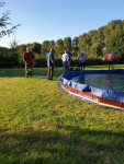 Maandag avond opbouwen vaarbak