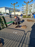 Ook werd gelijk de crawler baan opgebouwd