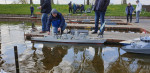 Diverse marine schepen zijn er ook