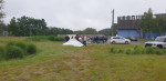 Om 08:00 uur zijn we begonnen met het opbouwen.