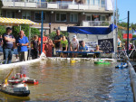 De kinderen vonden het leuk om te varen