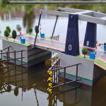 De werkende brug is echt een aanwinst in de haven