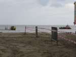 De Tractor haalt de reddingsboot op