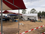 zaterdag opbouwen van de stand